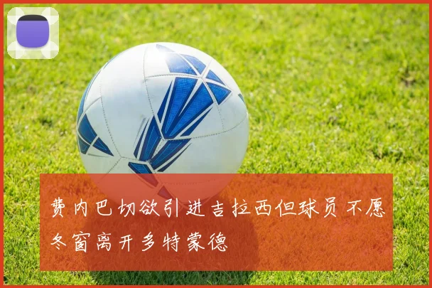 费内巴切欲引进吉拉西但球员不愿冬窗离开多特蒙德
